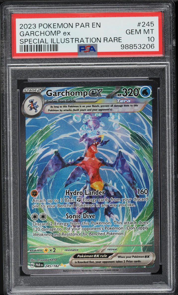 2023 Pokemon SV Paradox Rift Special Illustration Rare Garchomp ex #245 ...