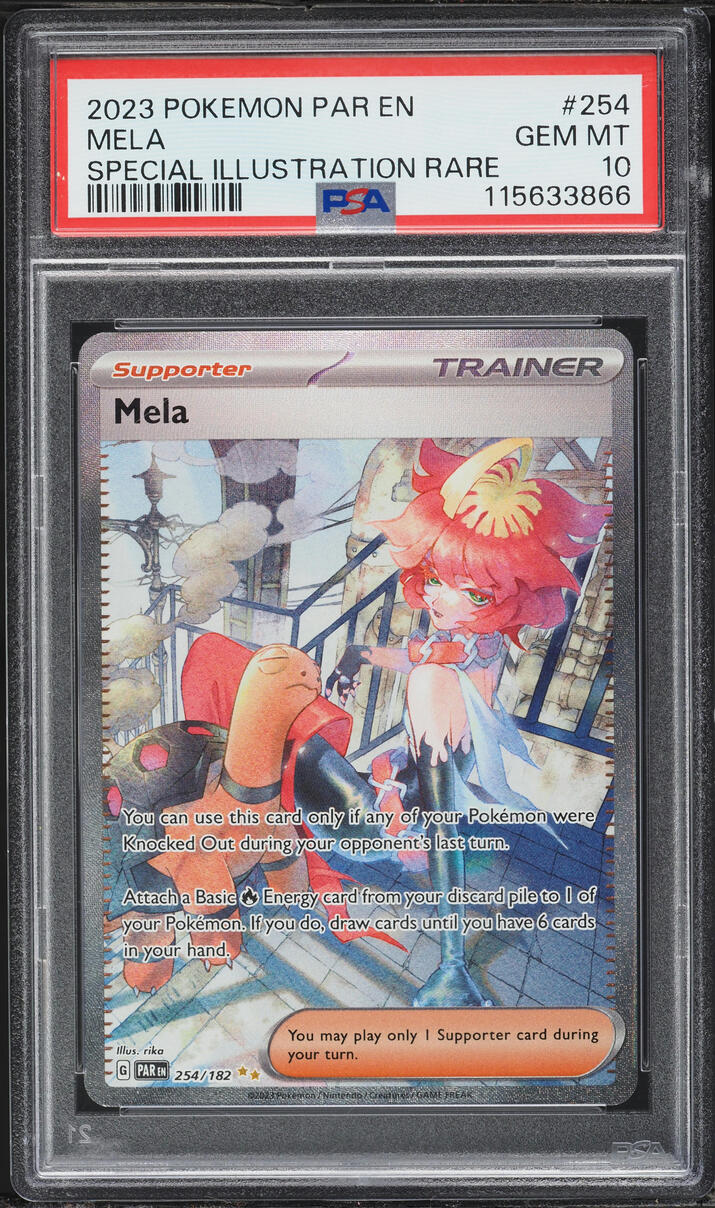 2023 Pokemon Scarlet & Violet Paradox Rift SIR Mela #254 PSA 10 GEM MINT