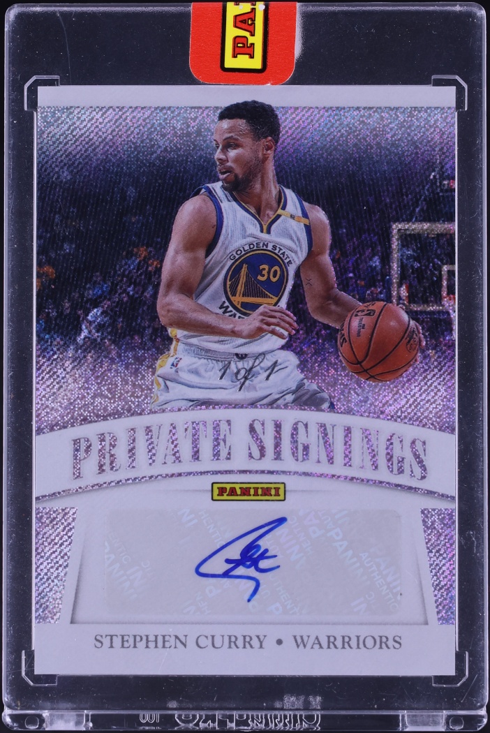 2016 Panini Private Signings Rapture Stephen Curry AUTO 1/1 #SC