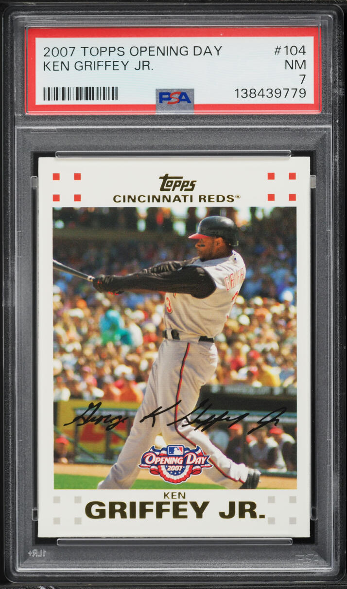 2007 Topps Opening Day Ken Griffey Jr. #104 PSA 7 NRMT