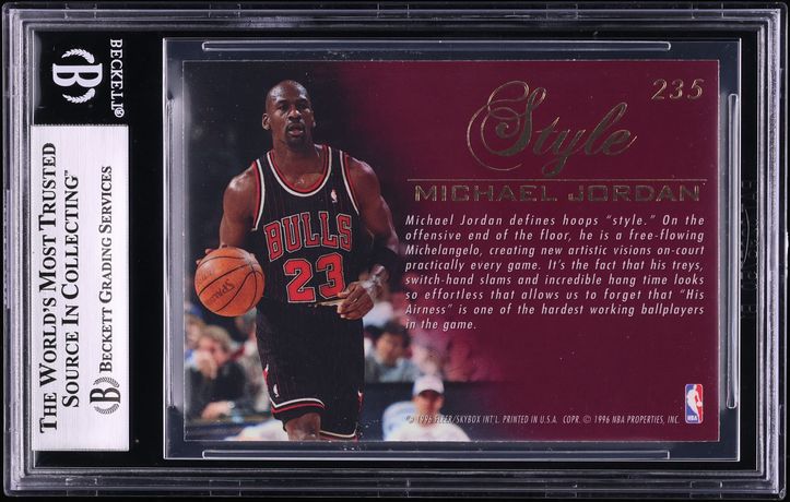 1995 Flair Style Michael Jordan #235 BGS 9 MINT