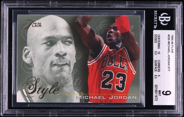 1995 Flair Style Michael Jordan #235 BGS 9 MINT