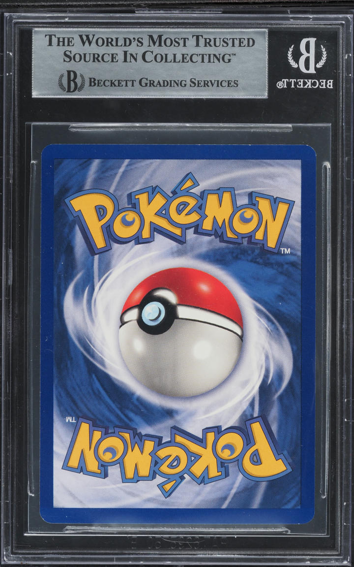 1999 Pokemon Base Set Shadowless 1st Ed Thick Stamp Red Cheeks Pikachu #58 BGS 9
