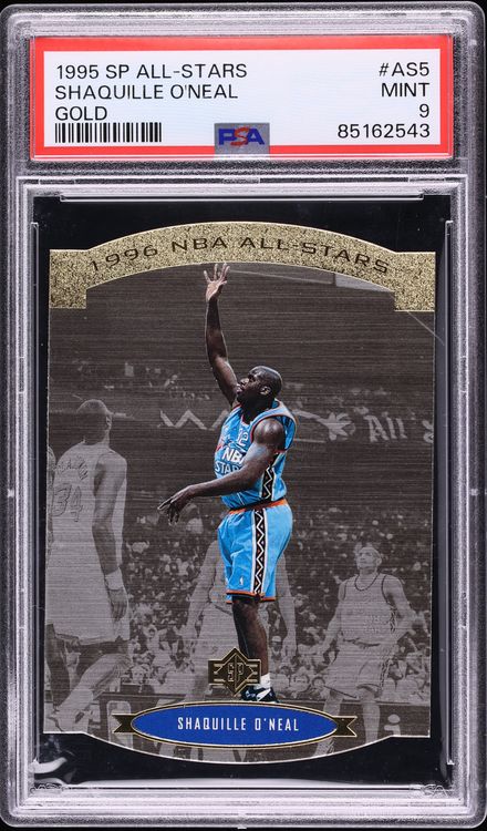 1995 SP All-Stars Gold Shaquille O'Neal #AS5 PSA 9 MINT