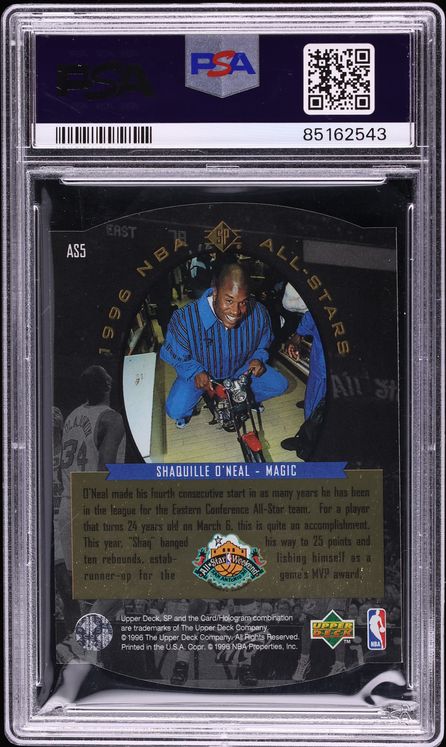 1995 SP All-Stars Gold Shaquille O'Neal #AS5 PSA 9 MINT