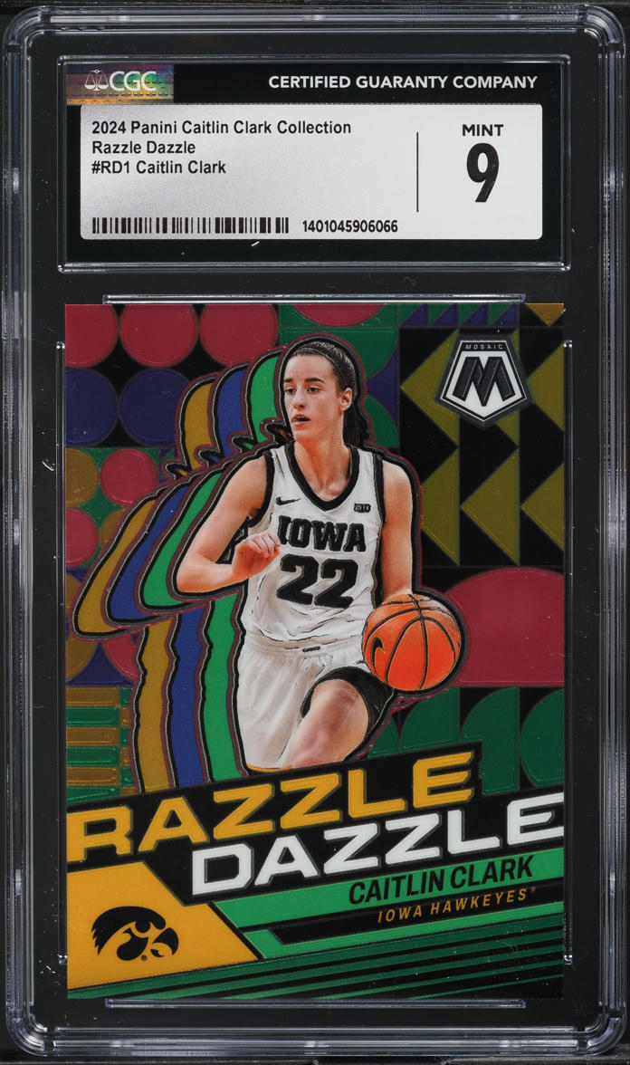 2024 Panini Collection Razzle Dazzle Caitlin Clark #RD1 CGC 9 MINT