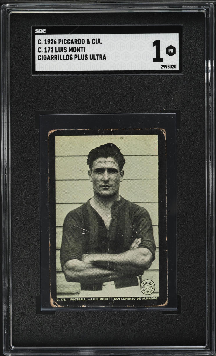 1926 Piccardo & Cia. Cigarrillos Plus Ultra Luis Monti #172 SGC 1 PR