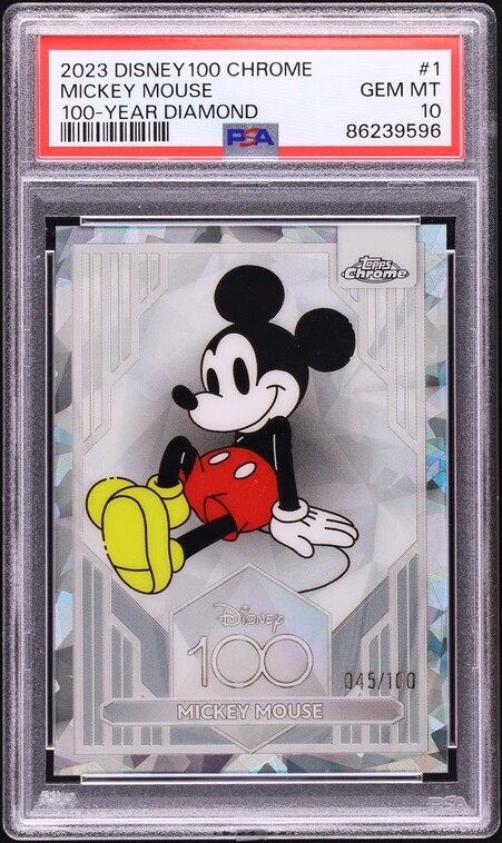 2022 Disney Lorcana Promo D23 Expo Mickey Mouse #1 PSA 10 GEM MINT