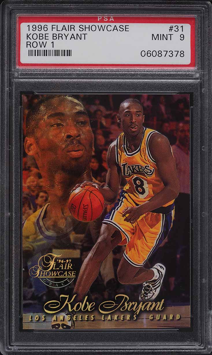 1996 Bowman's Best Kobe Bryant ROOKIE #R23 PSA 9 MINT on Fanatics