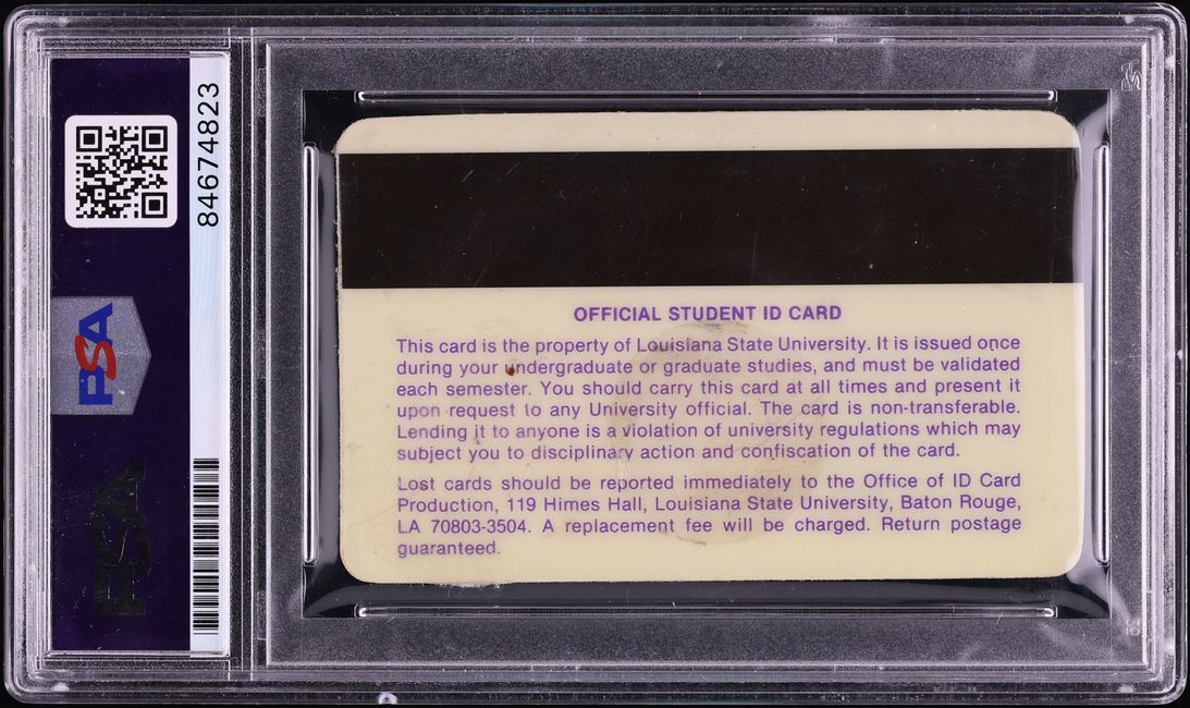 Shaquille O'Neal Signed Autographed ID Card AUTO PSA/DNA AUTH