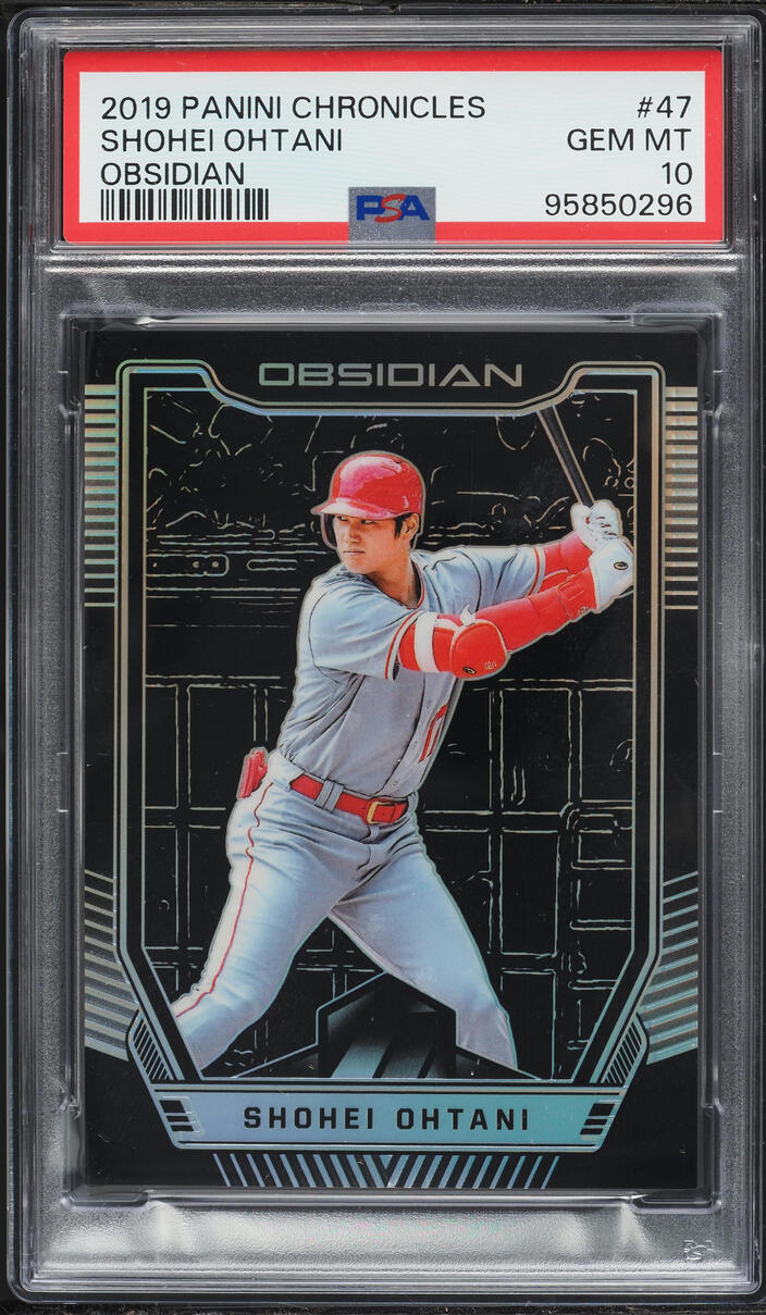 2019 Panini Chronicles Obsidian Shohei Ohtani #47 PSA 10 GEM MINT