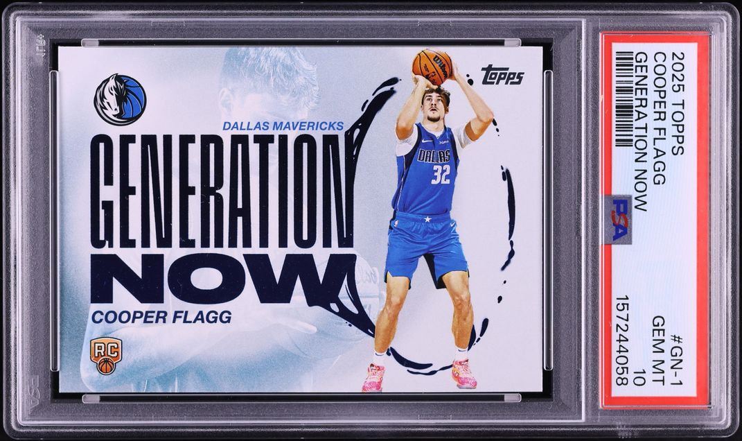 2025 Topps Generation Now Cooper Flagg ROOKIE #GN-1 PSA 10 GEM MINT