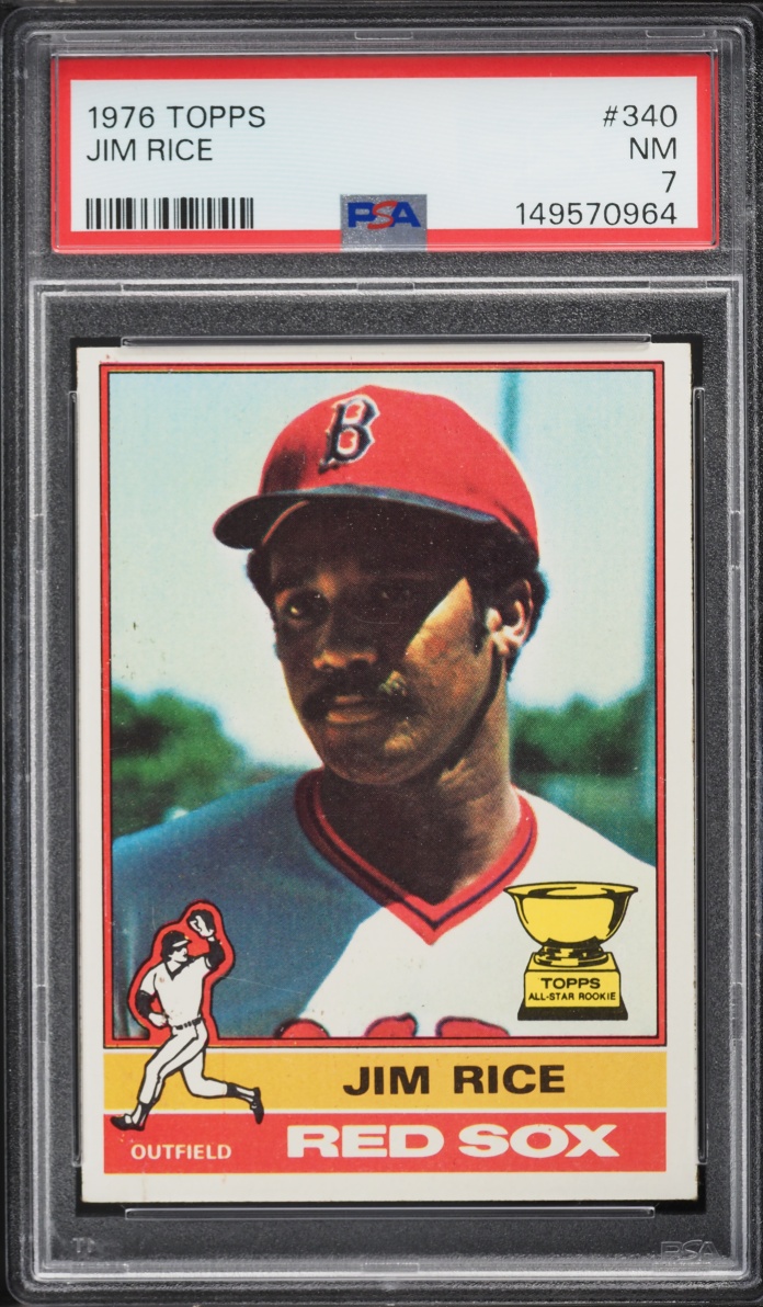 1976 Topps Jim Rice #340 PSA 7 NRMT