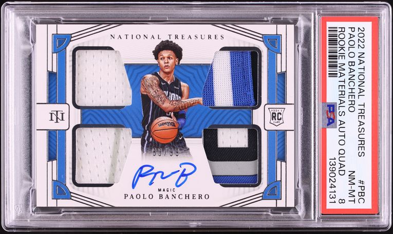 2022 Panini Prizm Red Fast Break Paolo Banchero ROOKIE /100 #249