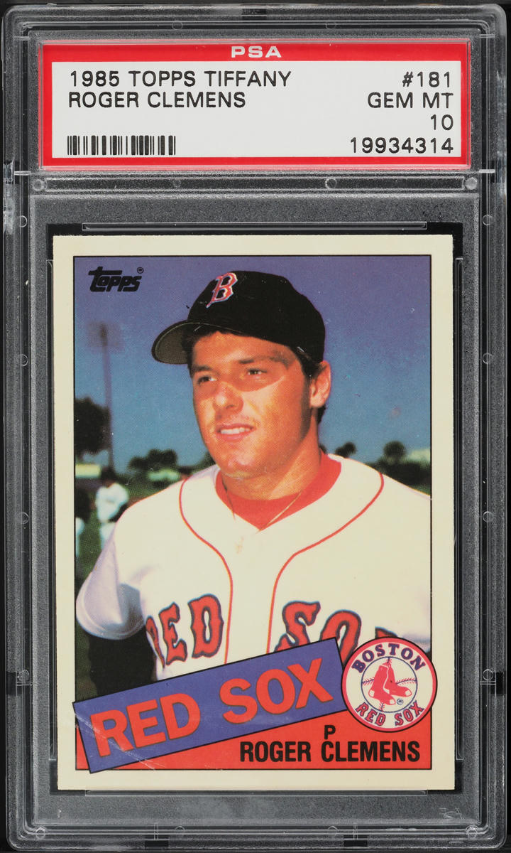 1985 Topps Tiffany Roger Clemens ROOKIE #181 PSA 10 GEM MINT