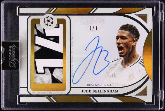 2024 Topps Dynasty UEFA Champions League Gold Jude Bellingham PATCH AUTO 1/1 #APV-JB1