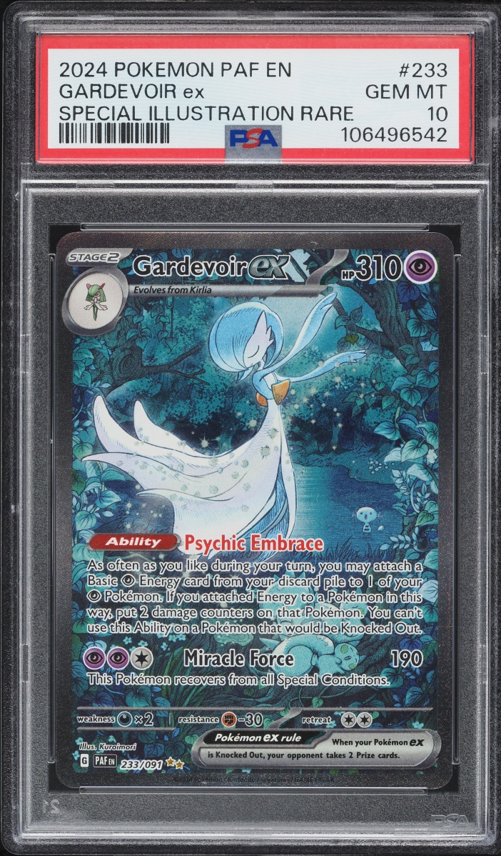 2024 Pokemon Scarlet & Violet Paldean Fates SIR Gardevoir EX #233 PSA 10 GEM MINT