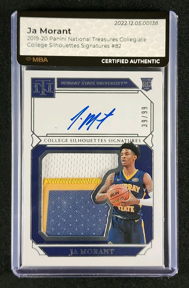 2019 Panini Contenders Playoff Ticket Ja Morant ROOKIE AUTO /99