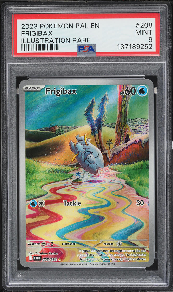 2023 Pokemon Scarlet & Violet Paldea Evolved IR Frigibax #208 PSA 9 MINT
