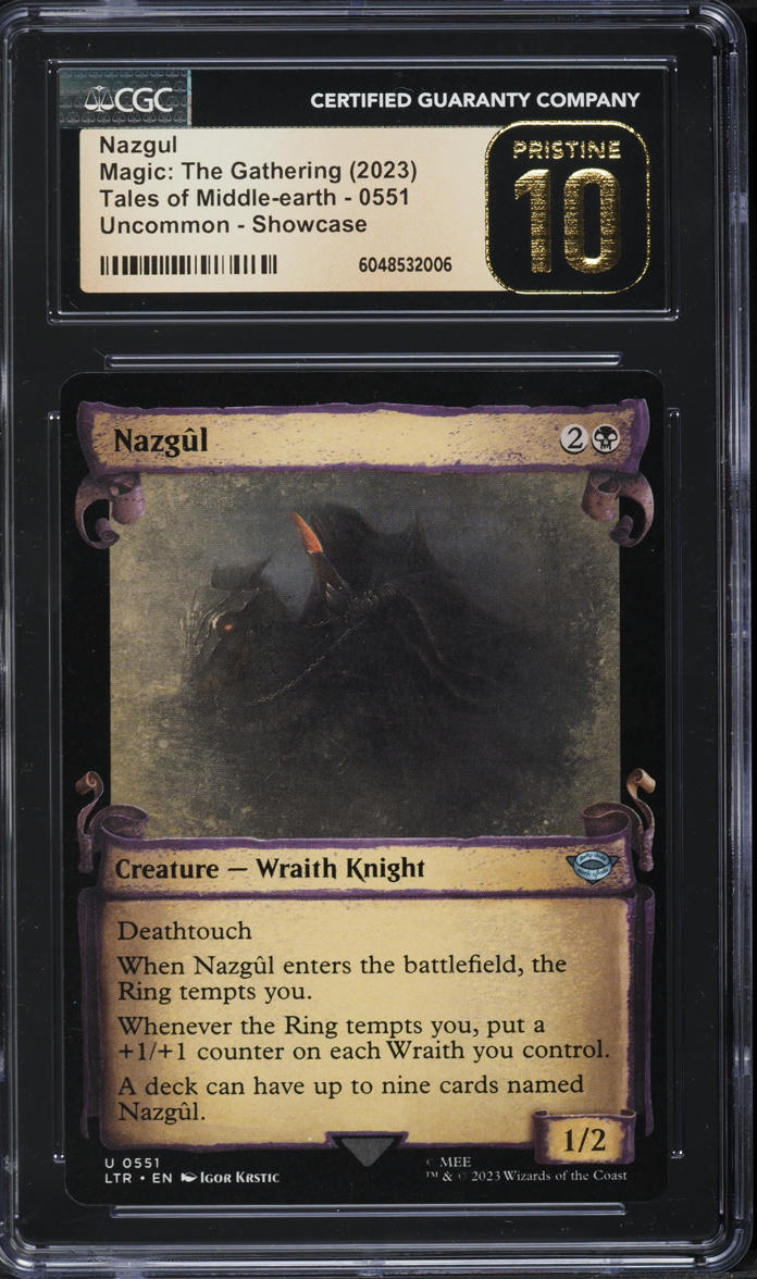 2023 Magic The Gathering Tales Of Middle-Earth Showcase Nazgul CGC 10 ...