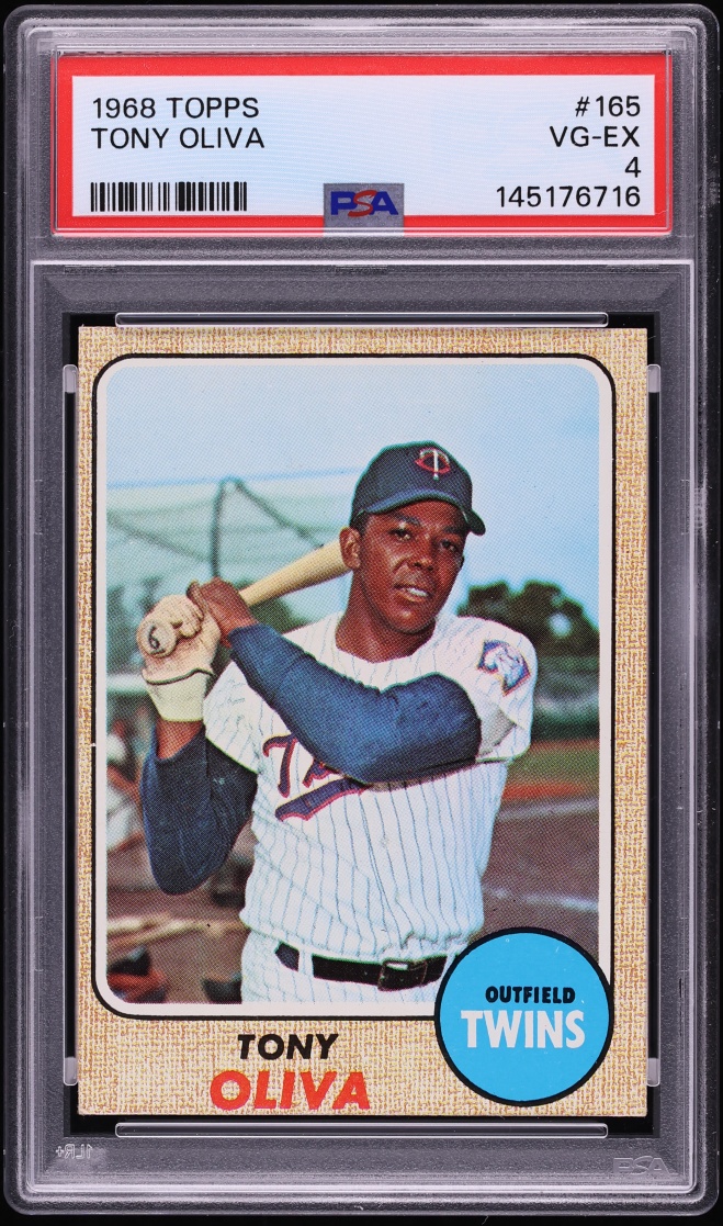 1968 Topps Tony Oliva #165 PSA 4 VGEX