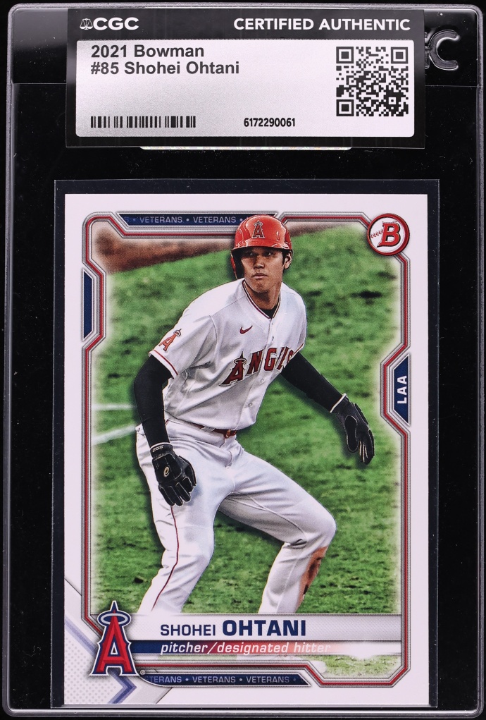 2021 Bowman Shohei Ohtani #85 CGC AUTH