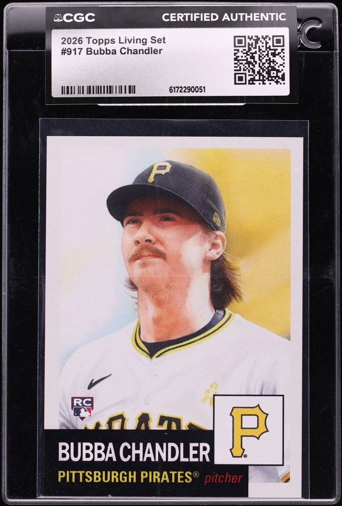 2026 Topps Living Set Bubba Chandler ROOKIE #917 CGC AUTH