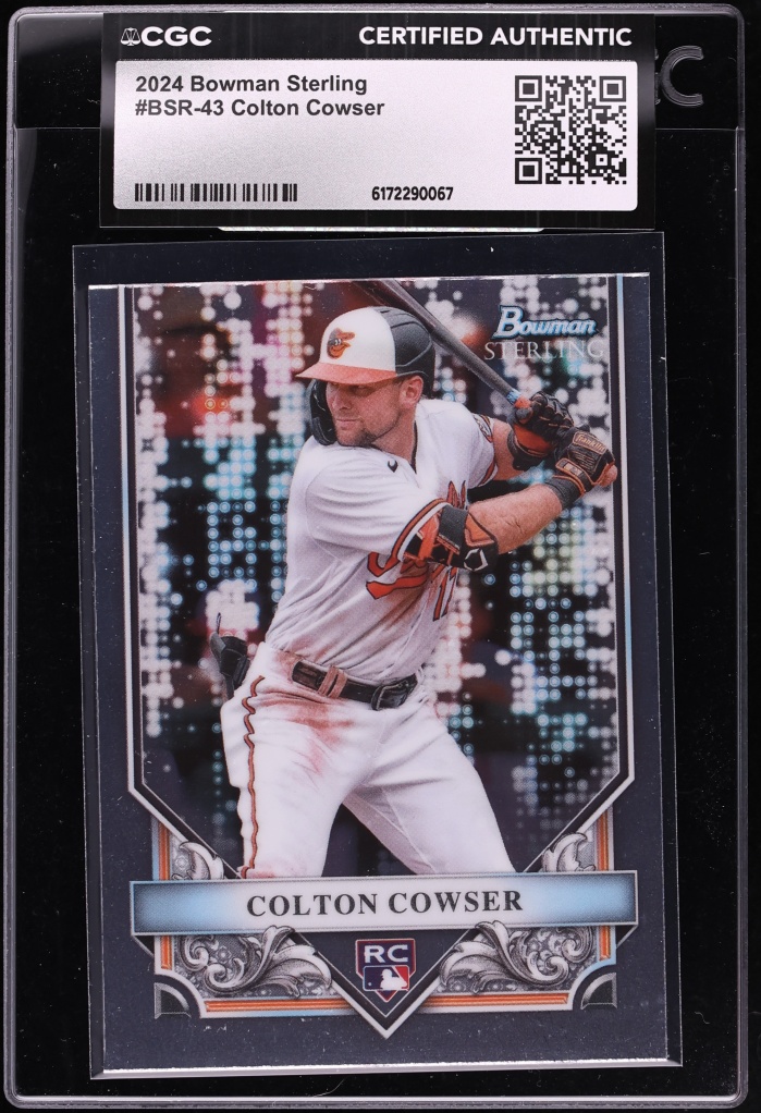2024 Bowman Sterling Colton Cowser ROOKIE #BSR-43 CGC AUTH