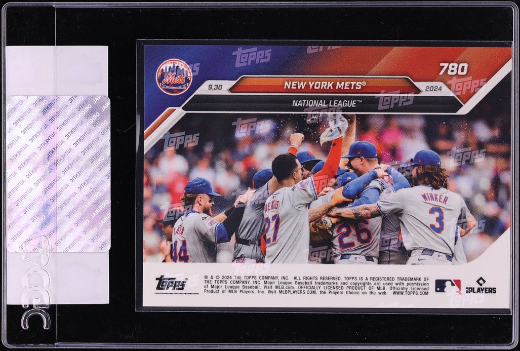 2024 Topps Now New York Mets #780 CGC AUTH