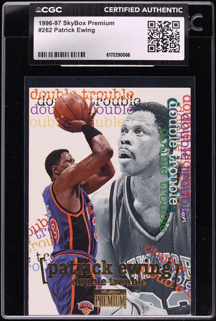 1996 Skybox Premium Patrick Ewing #262 CGC AUTH