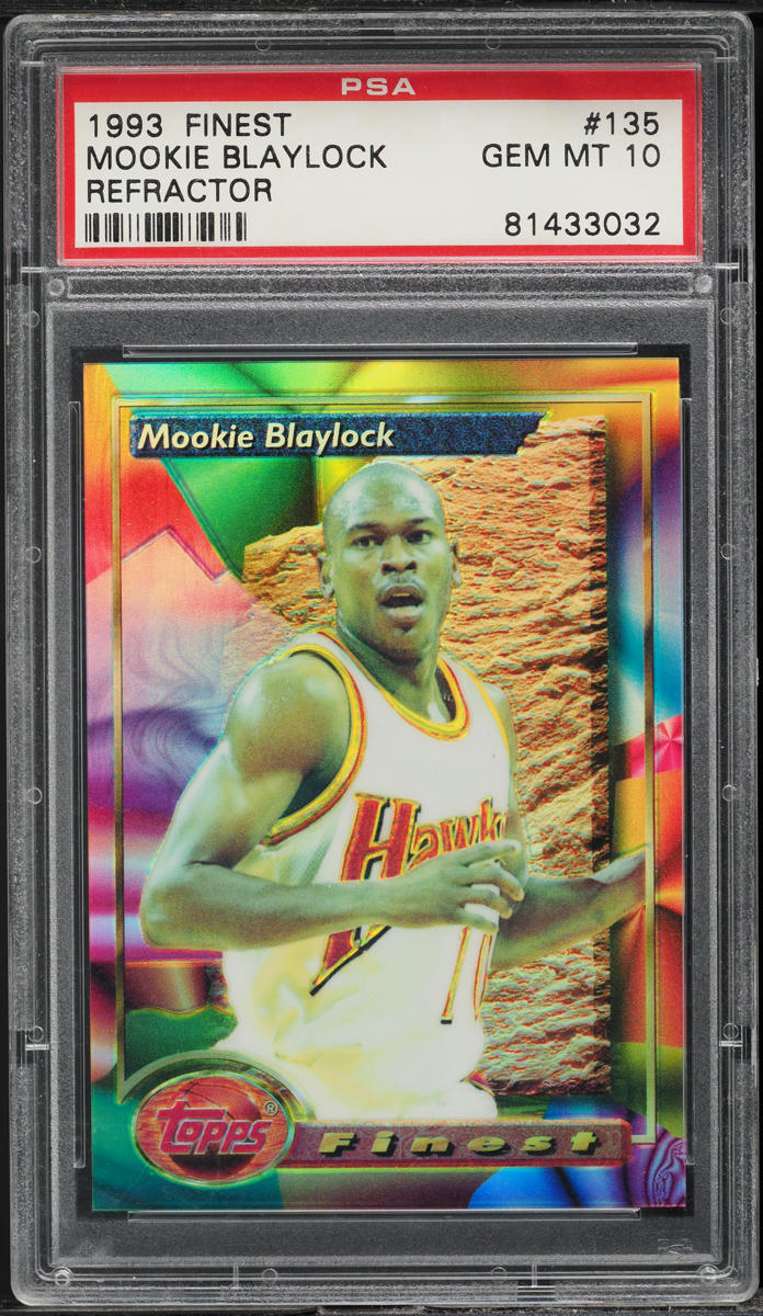 1993 Finest Refractor Mookie Blaylock #135 PSA 10 GEM MINT
