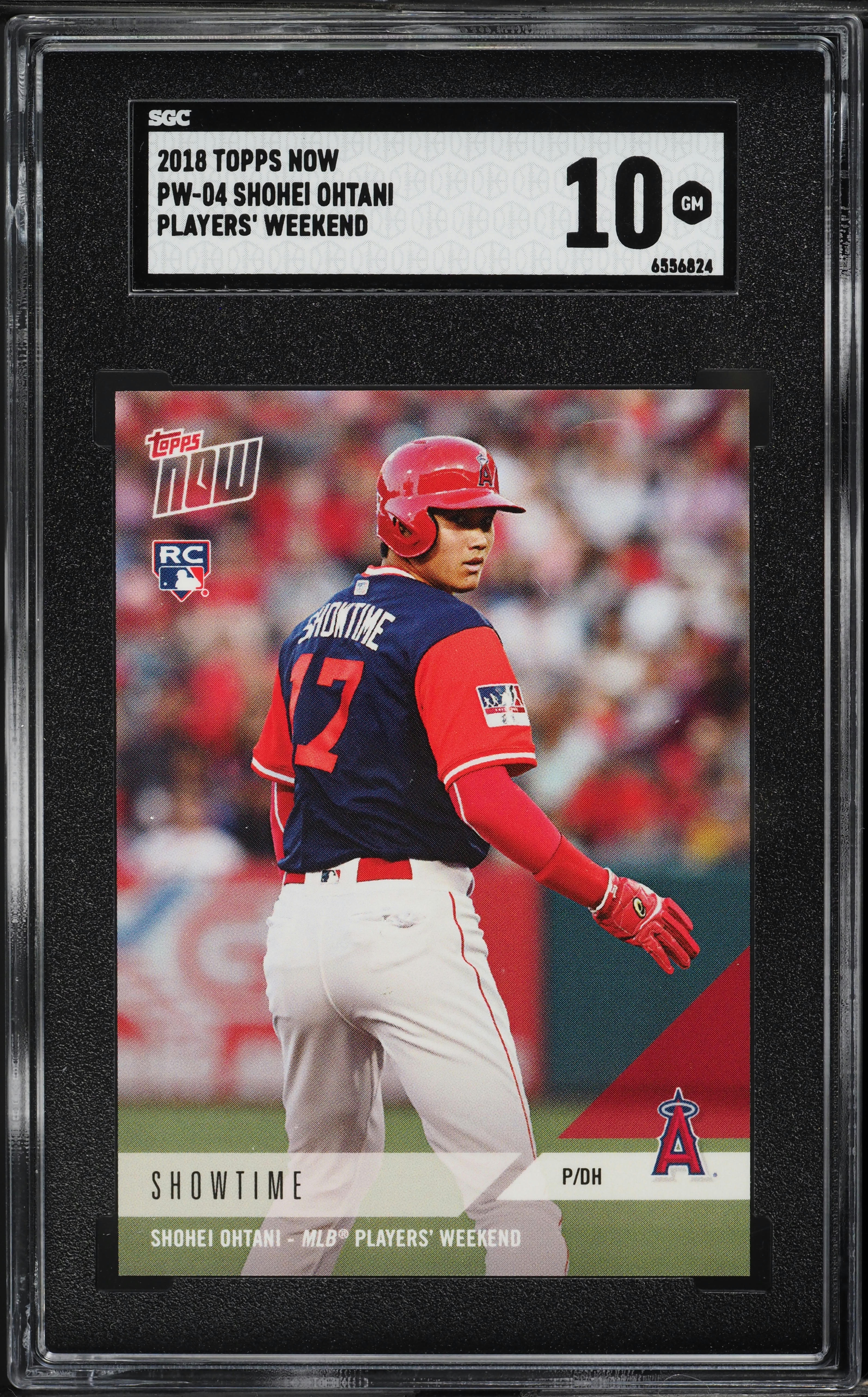 2018 Topps Now Players' Weekend Shohei Ohtani ROOKIE #PW-04 SGC 10