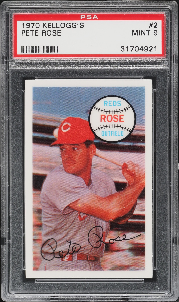 1970 Kellogg's Pete Rose #2 PSA 9 MINT
