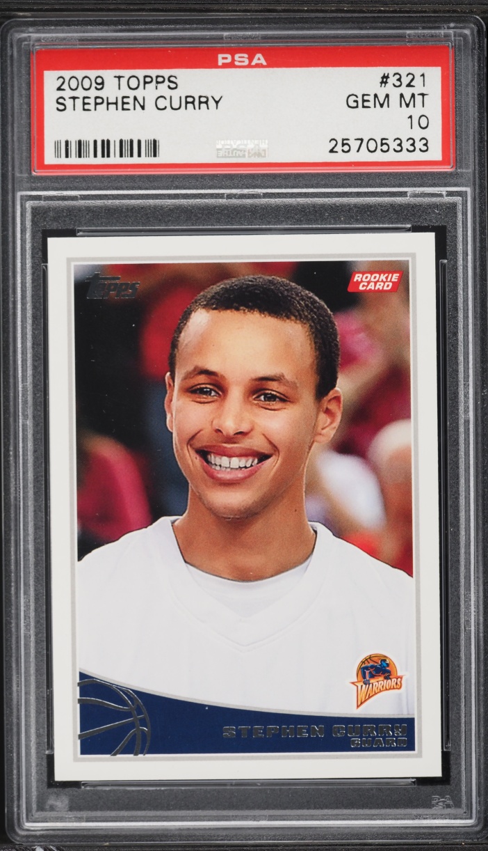 2009 Topps Basketball Stephen Curry ROOKIE #321 PSA 10 GEM MINT