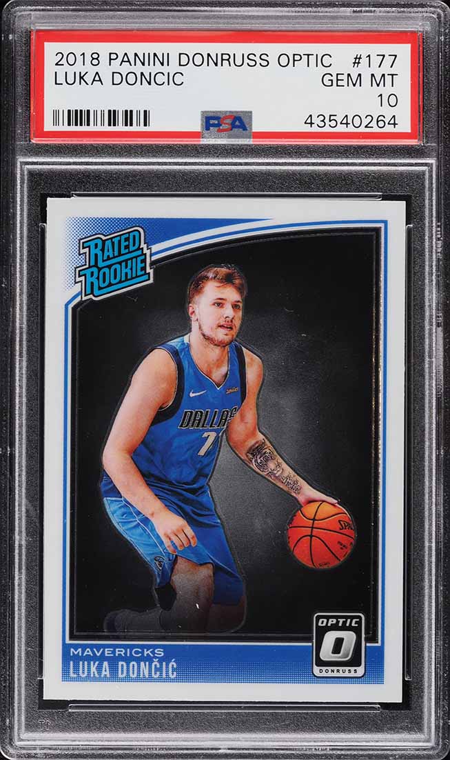 2018 Donruss Optic Luka Doncic ROOKIE #177 PSA 10 GEM MINT