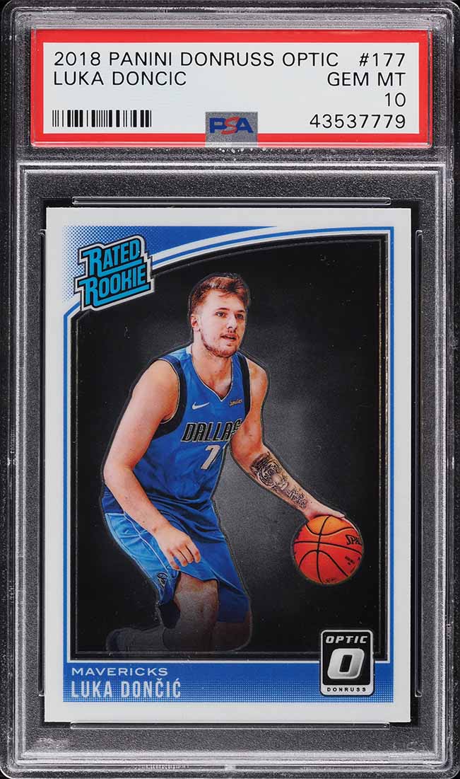 2018 Donruss Optic Luka Doncic ROOKIE #177 PSA 10 GEM MINT