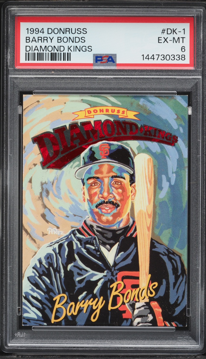 1994 Donruss Diamond Kings Barry Bonds #DK-1 PSA 6 EXMT