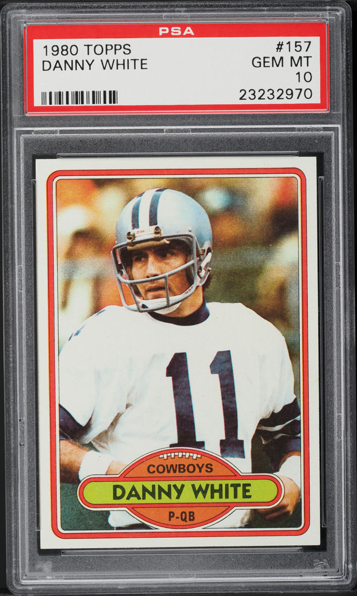 1980 Topps Football Danny White #157 PSA 10 GEM MINT
