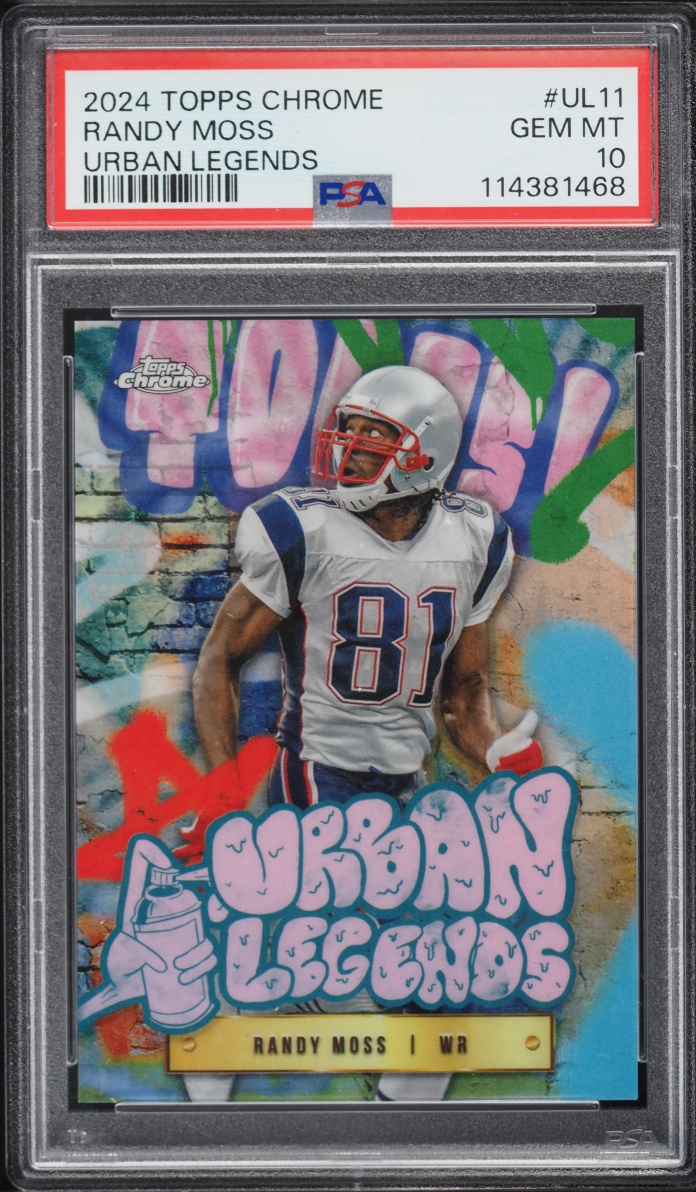 2024 Topps Chrome Urban Legends Randy Moss #UL11 PSA 10 GEM MINT