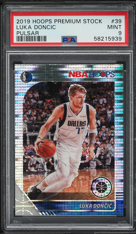 2019 Hoops Premium Stock Luka Doncic #39 PSA 9 MINT on