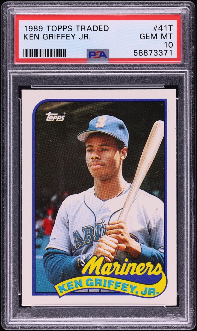 1989 Topps Traded Ken Griffey Jr. ROOKIE #41T PSA 10 GEM MINT