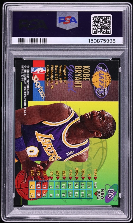 1997 Metal Universe Championship Kobe Bryant #86 PSA 9 MINT