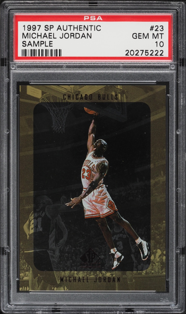 1997 SP Authentic Sample Michael Jordan #SPA23 PSA 10 GEM MINT