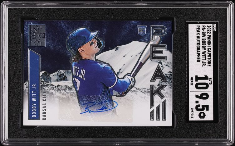 2022 Panini Mosaic Bobby Witt Jr. ROOKIE #265 PSA 10 GEM MINT on