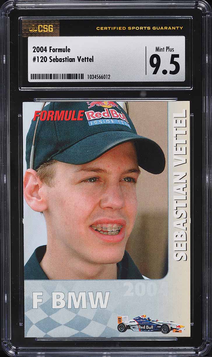 2020 Topps Chrome Formula 1 F1 70th Anniversary Gold Sebastian