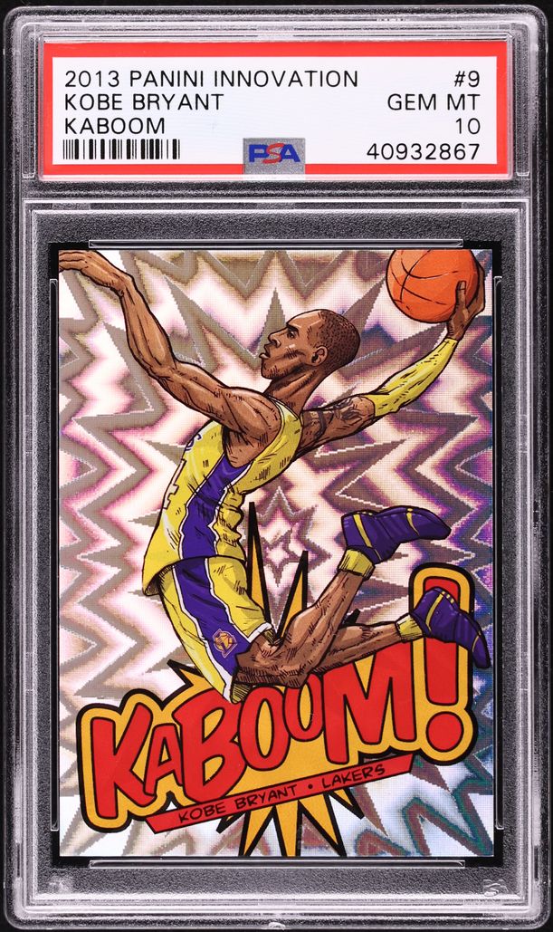 2013 Panini Innovation Kaboom! Kobe Bryant #9 PSA 10 GEM MINT