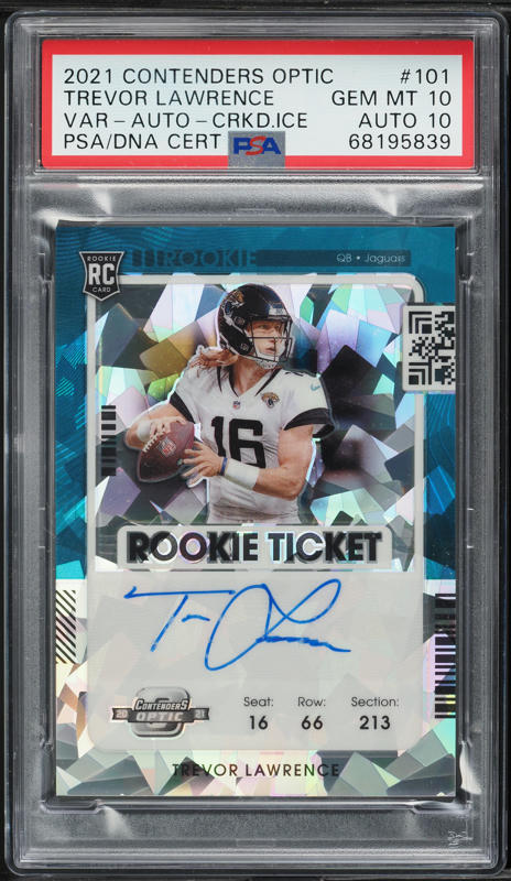 2021 Panini Contenders Round Numbers Travis Etienne Jr