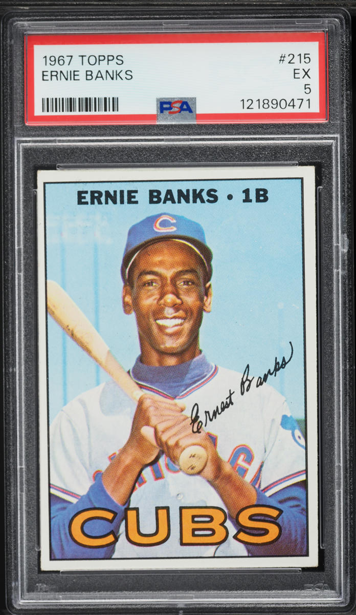 1967 Topps Ernie Banks #215 PSA 5 EX