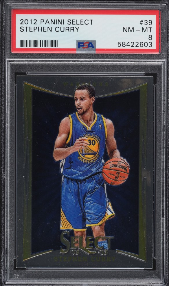 2012 Select Basketball Stephen Curry #39 PSA 8 NM-MT