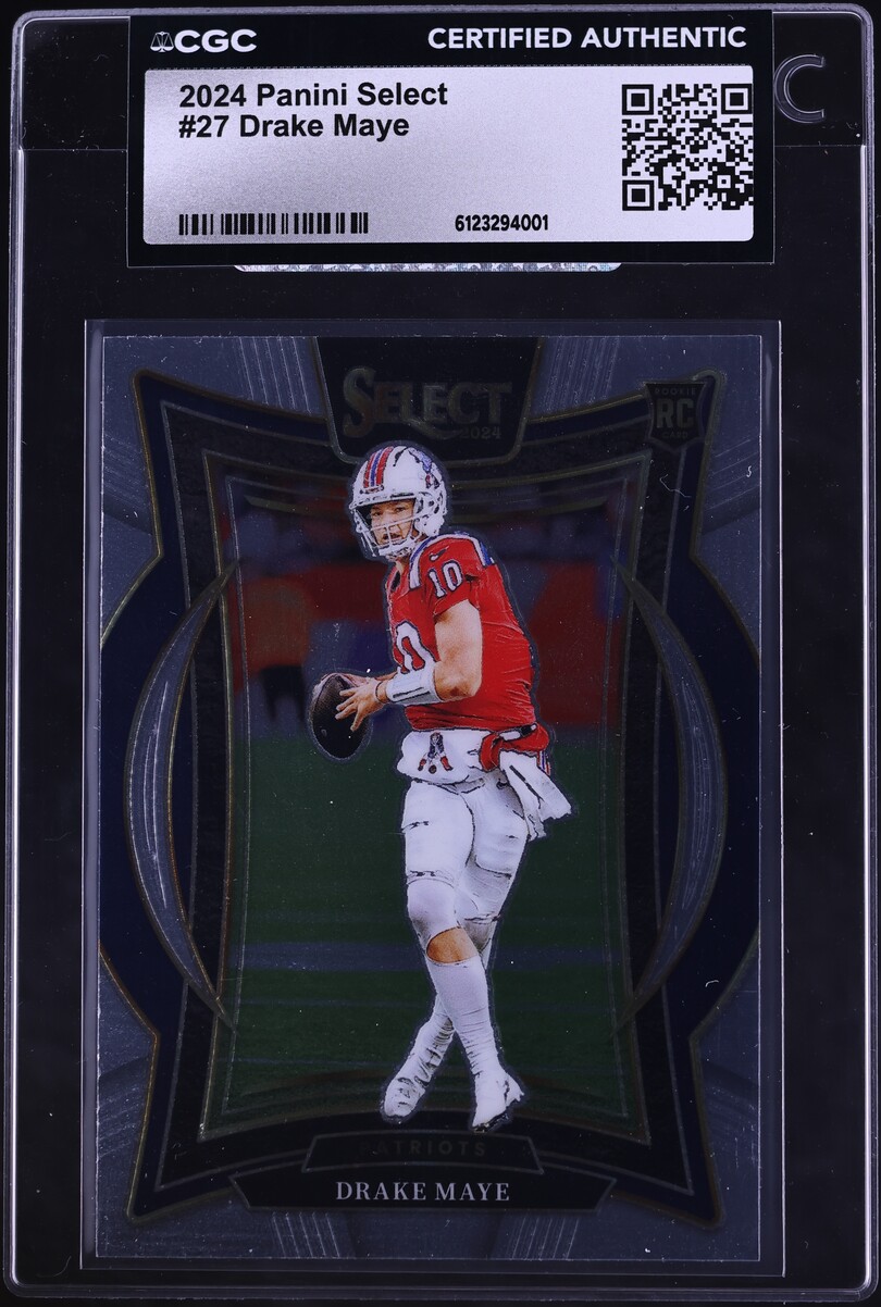2024 Select Concourse Drake Maye ROOKIE #27 CGC AUTH